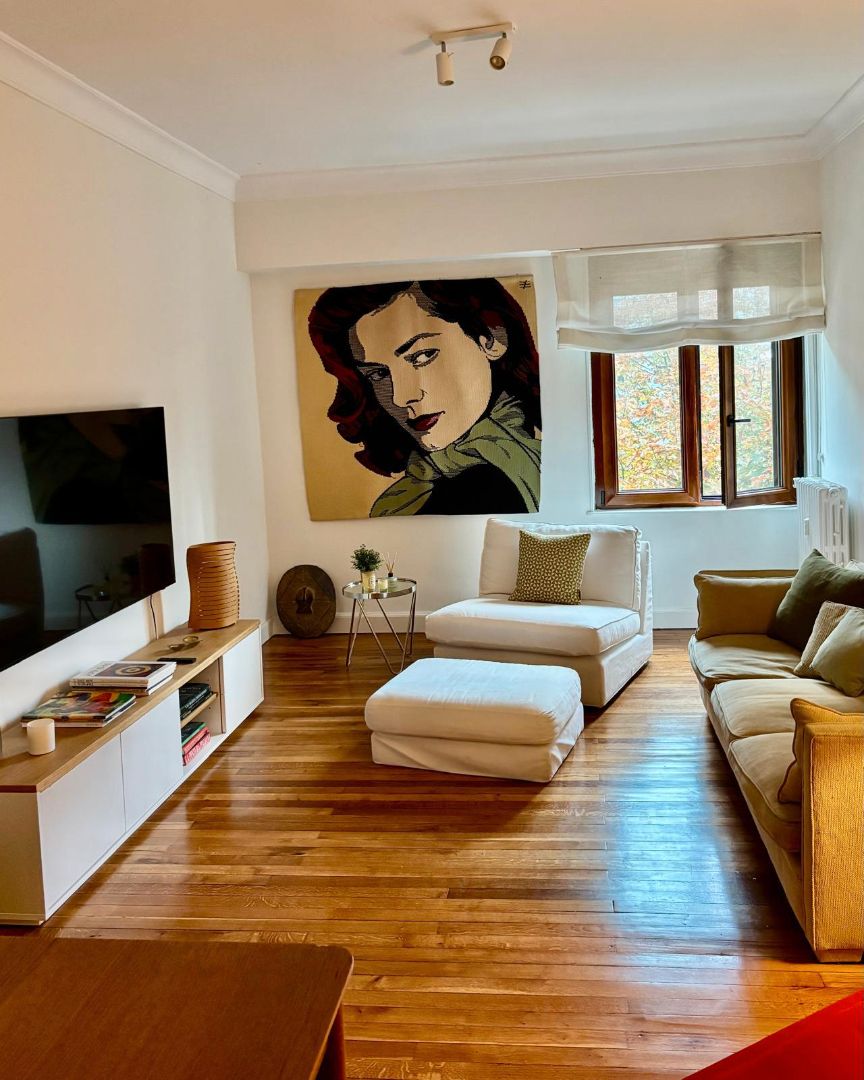 Living room of Flat to rent in Donostia - San Sebastián   with Heating, Furnished and Oven
