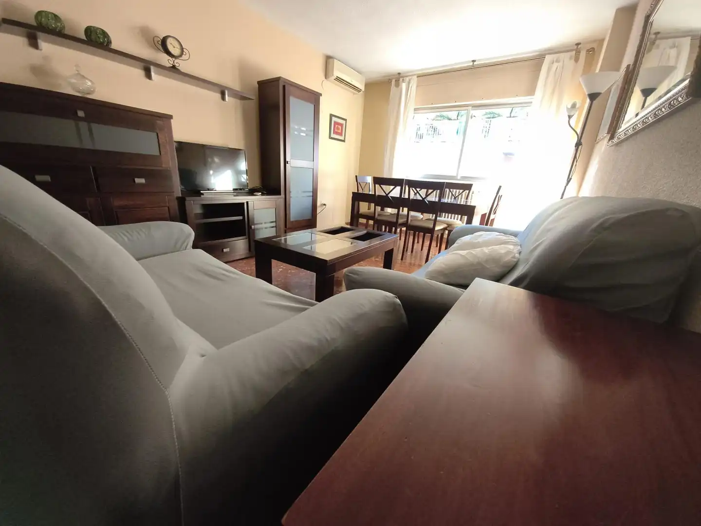 Sala d'estar de Pis de lloguer en Granada amb Aire condicionat, Calefacció i Terrassa