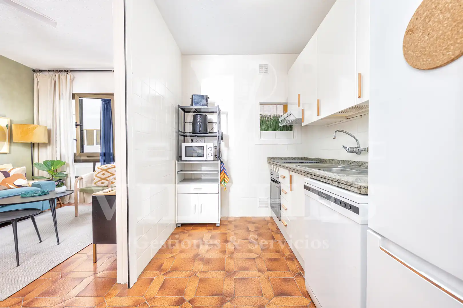Küche von Wohnung zur Miete in Las Palmas de Gran Canaria mit Möbliert