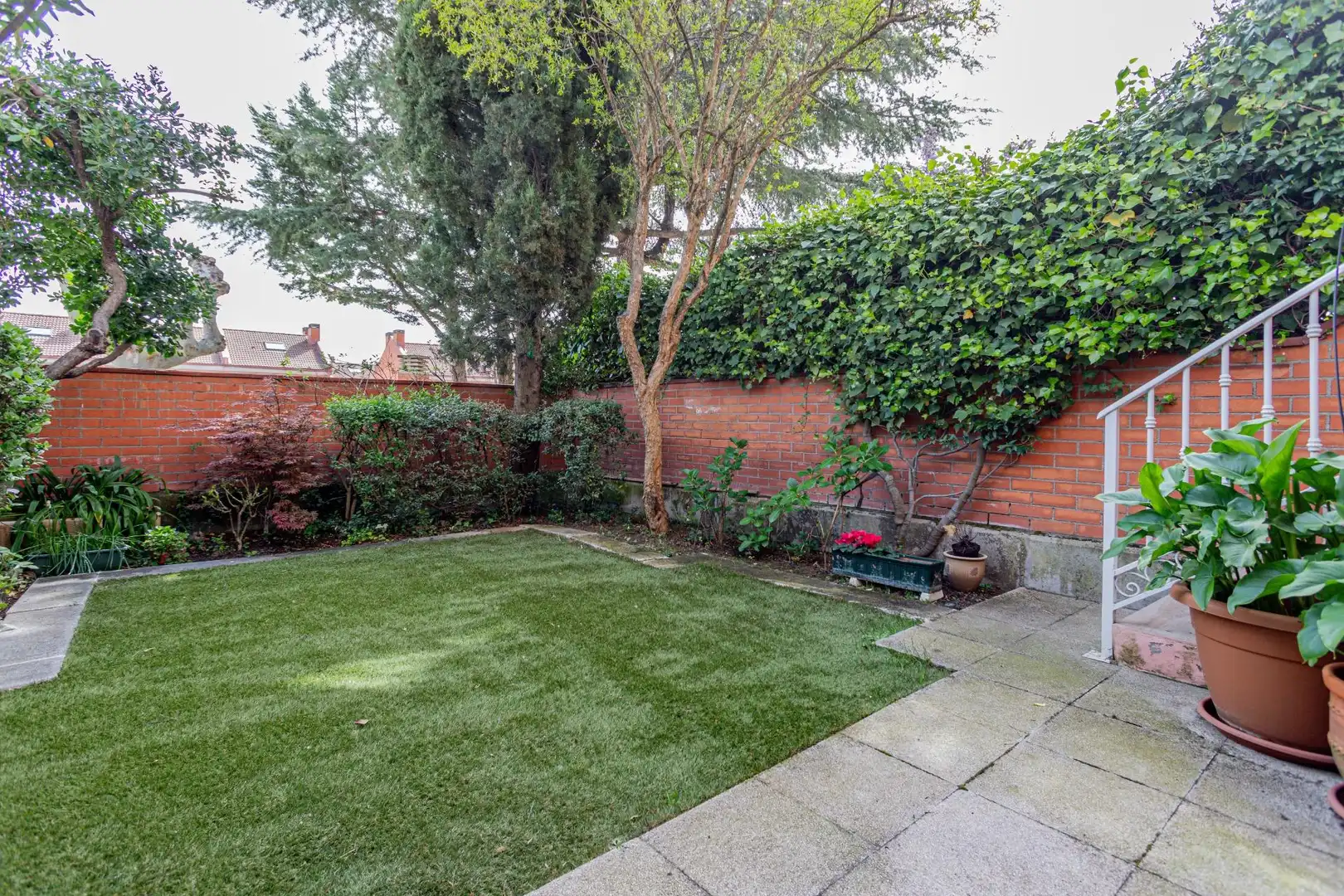Jardín de Casa adosada en venta en Tres Cantos con Calefacción, Jardín privado y Terraza
