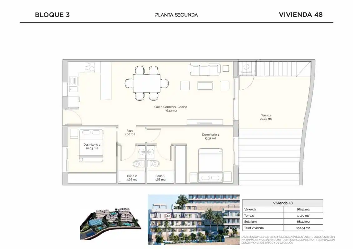 Appartement compact avec piscine à vendre à Balcón de Finestrat - Terra Marina, imagen 7