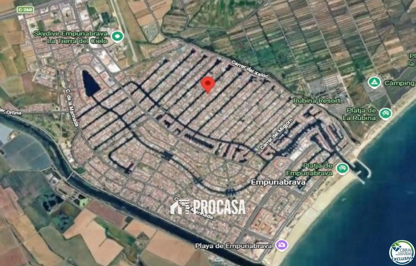 Vista exterior de Casa o xalet en venda en Empuriabrava amb Aire condicionat, Calefacció i Traster