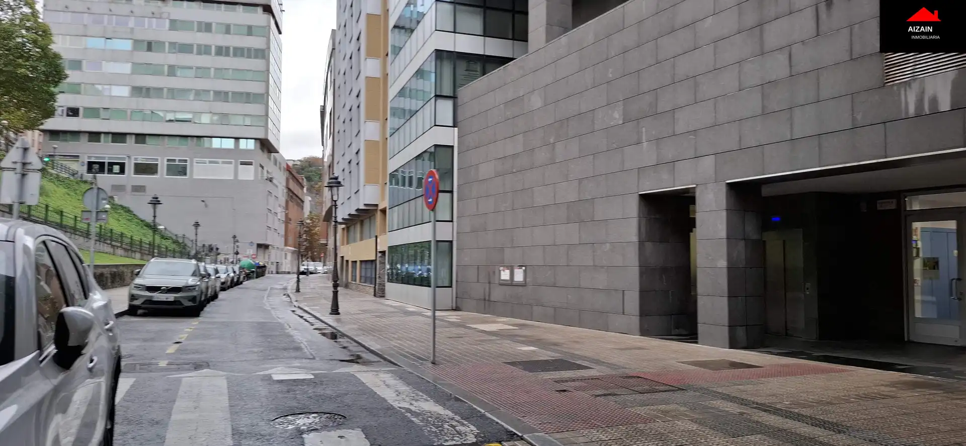 Vista exterior de Garatge en venda en Bilbao 