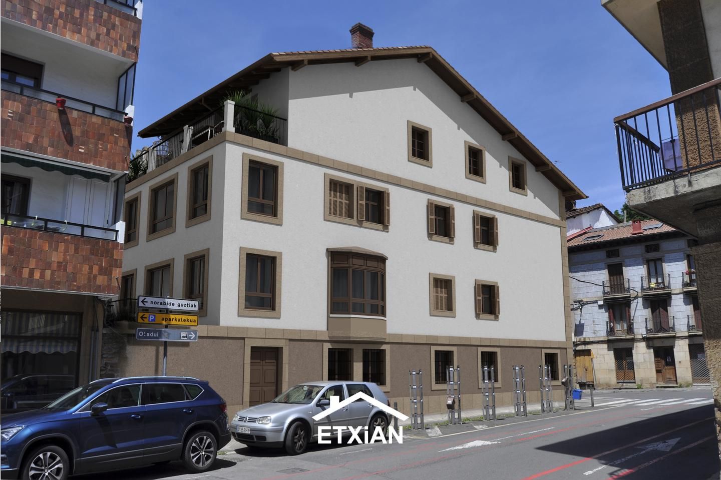 Vista exterior de Apartament en venda en Oñati amb Calefacció i Traster