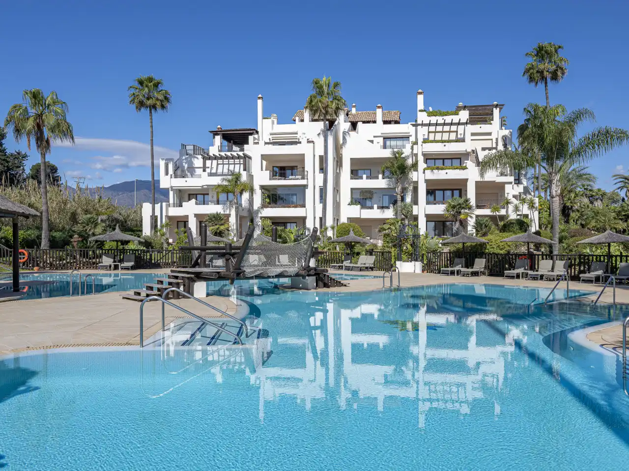 Exterior view of Duplexes for sale in Estepona  with Air Conditioner, Heating and Terrace