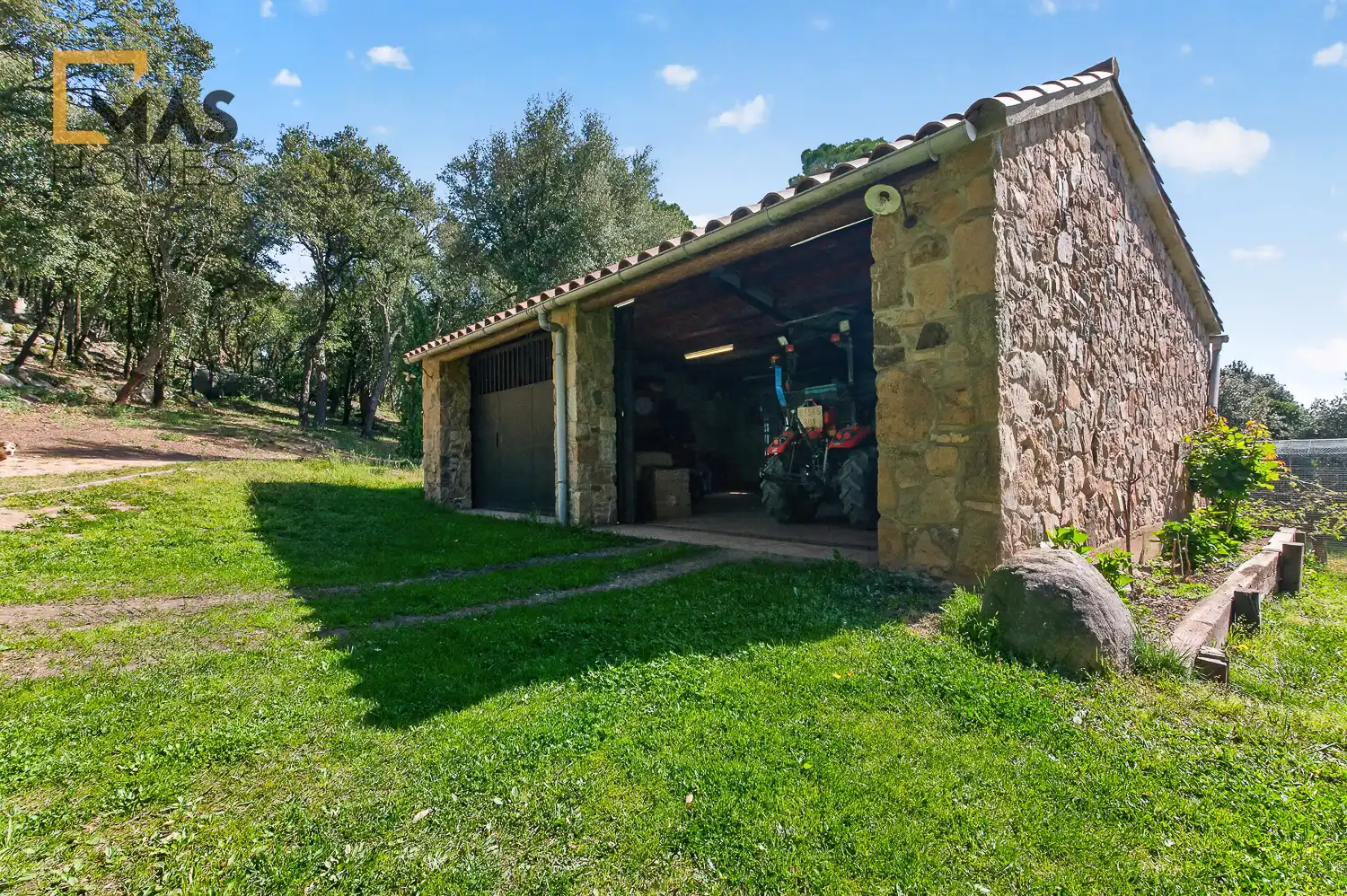Jardí de Finca rústica en venda en Arbúcies amb Aire condicionat, Calefacció i Jardí privat