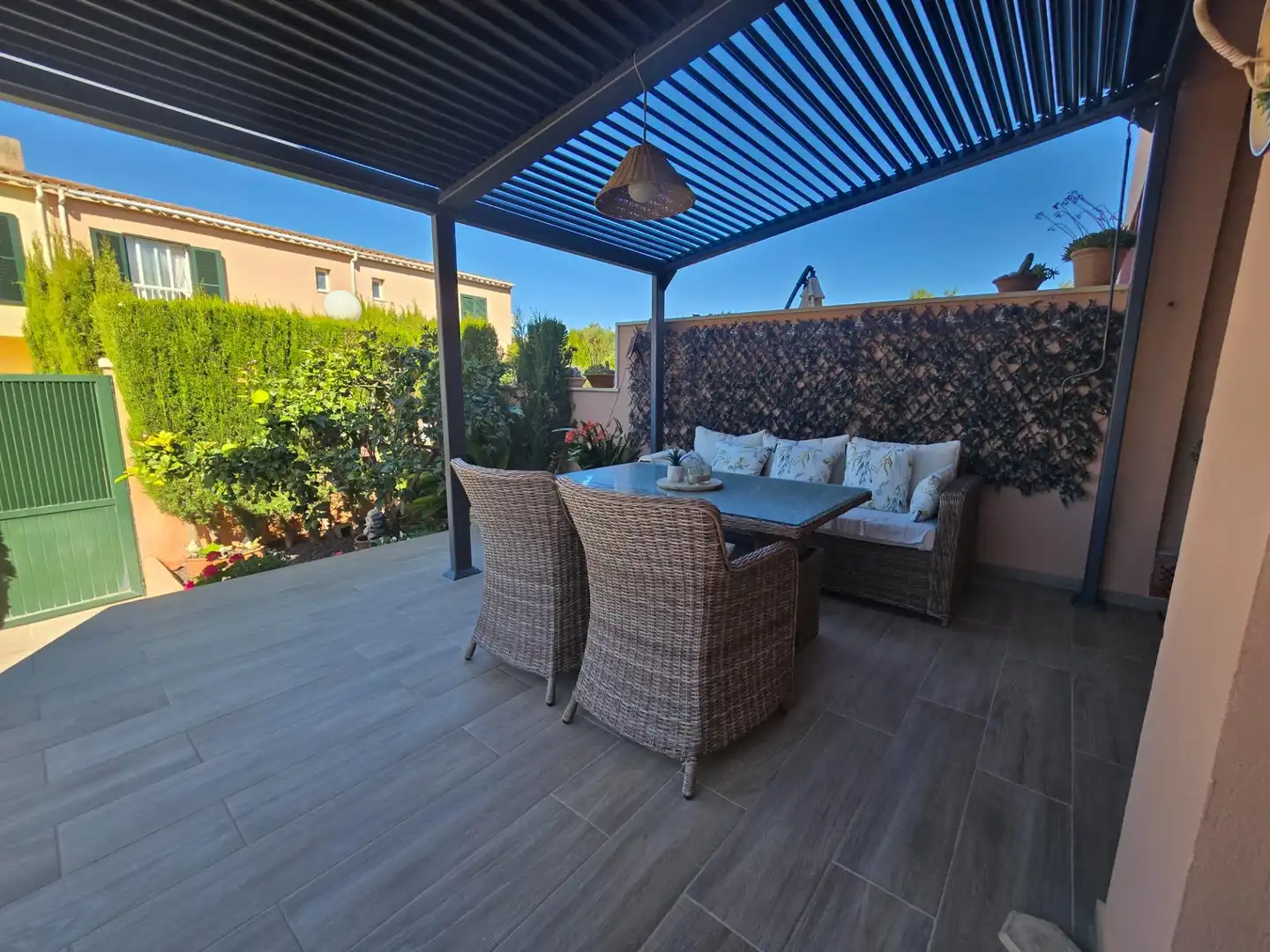 Terrassa de Casa adosada en venda en Llucmajor amb Aire condicionat, Calefacció i Jardí privat