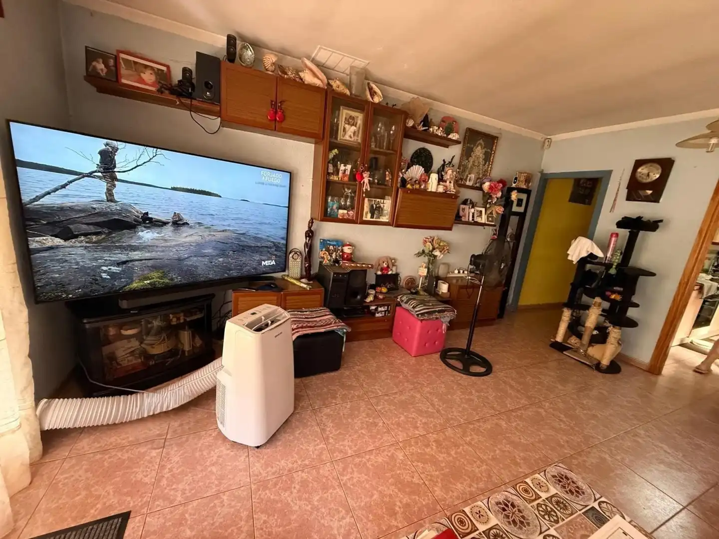 Sala de estar de Finca rústica en venta en Arenys de Munt con Calefacción y Amueblado