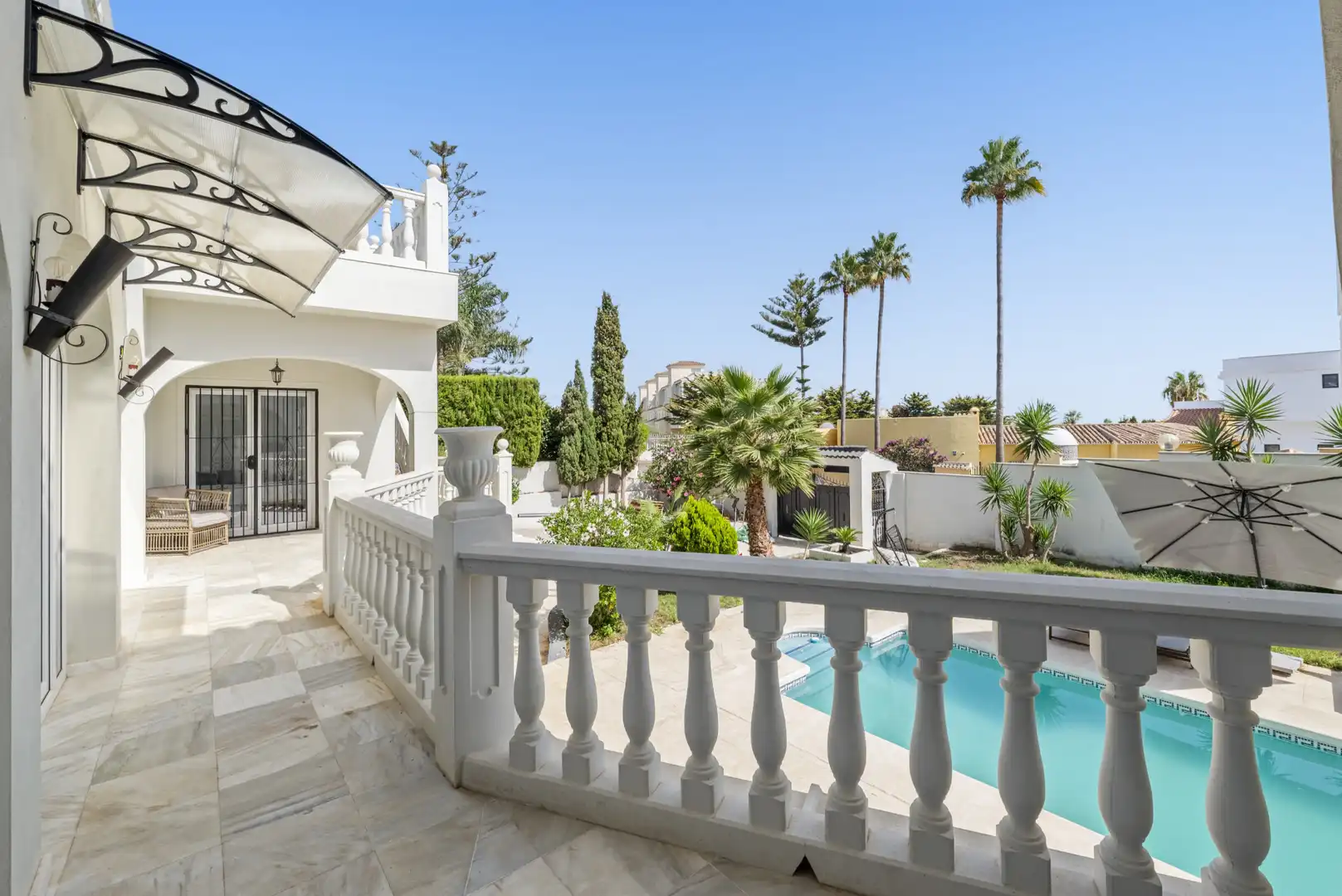 Garden of Houses for sale in Mijas  with Air Conditioner, Private garden and Terrace