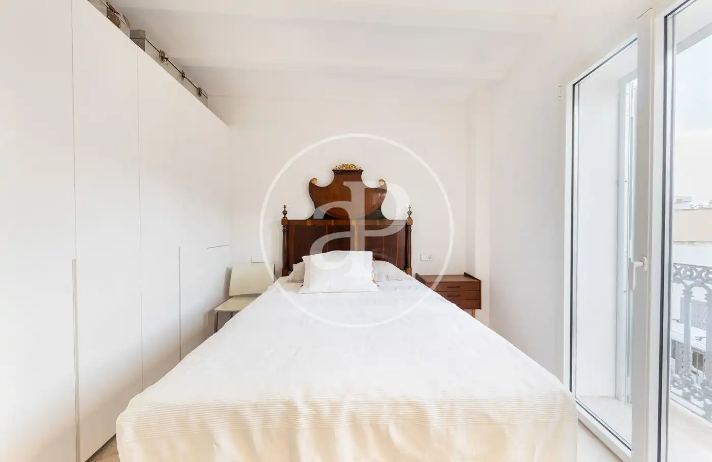 Schlafzimmer von Einfamilien-Reihenhaus zum Verkauf in  Palma de Mallorca mit Klimaanlage, Heizung und Privatgarten