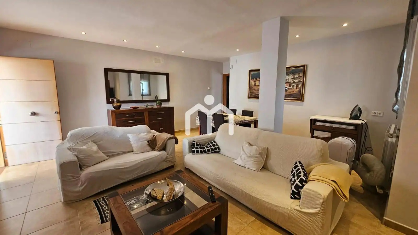 Sala de estar de Casa o chalet en venta en Cabrils con Calefacción, Parquet y Terraza