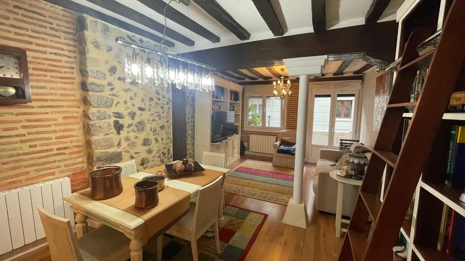 Dining room of Flat for rent in Castro-Urdiales  with Heating, Furnished and Balcony