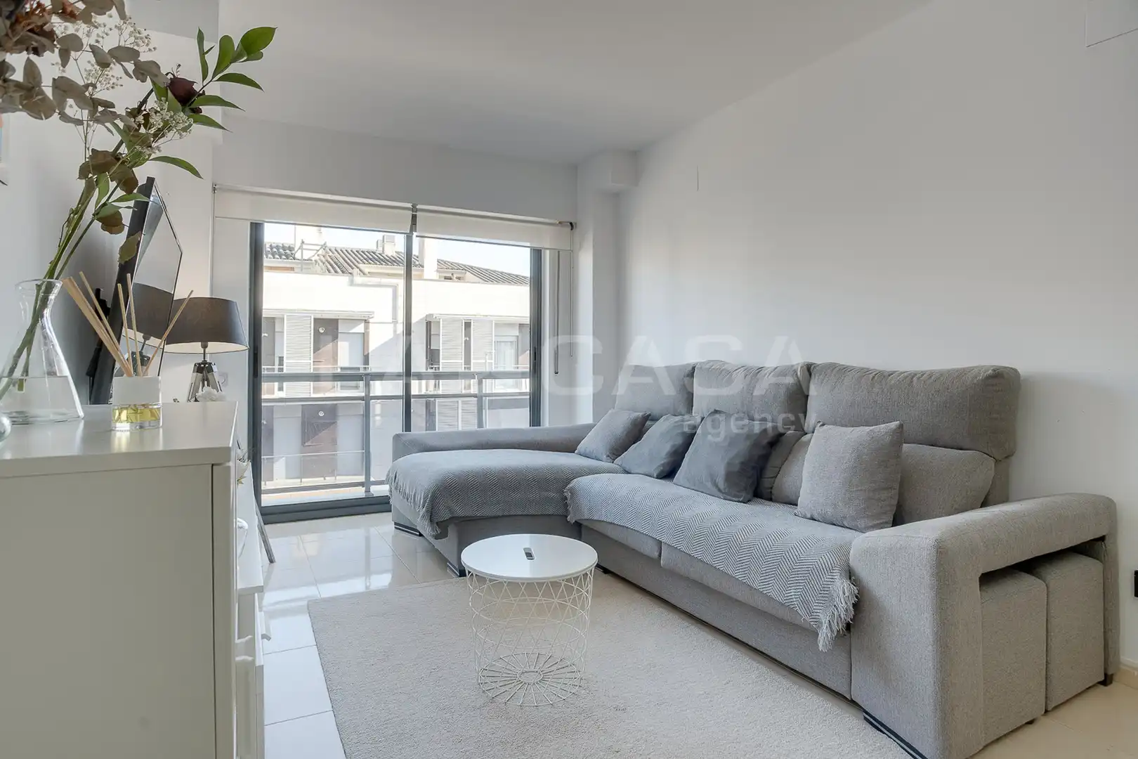 Sala de estar de Dúplex en venta en Les Franqueses del Vallès con Aire acondicionado, Calefacción y Parquet