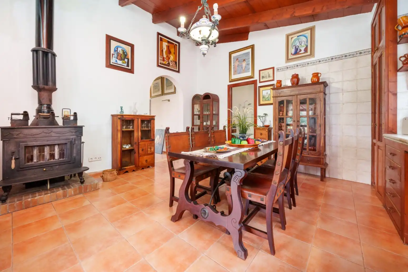 Comedor de Finca rústica en venta en Marratxí con Aire acondicionado, Calefacción y Piscina