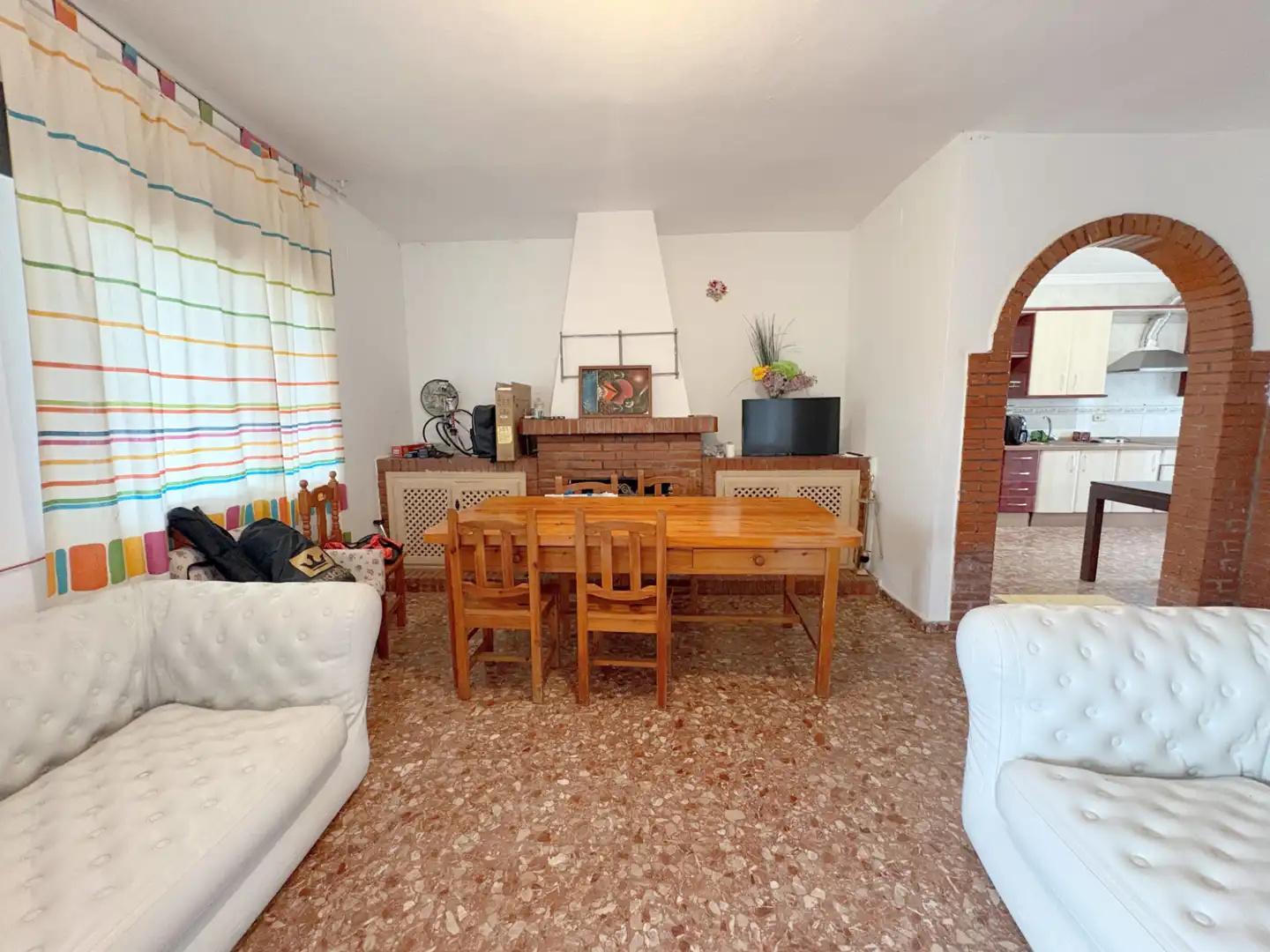 Wohnzimmer von Country house zum Verkauf in Alhaurín de la Torre mit Klimaanlage, Privatgarten und Terrasse