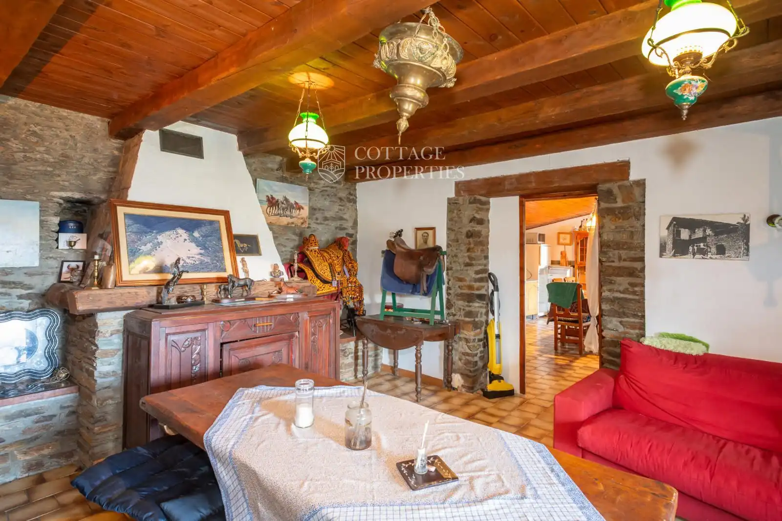 Living room of Country homes for sale in Montferrer i Castellbò  with Heating and Terrace