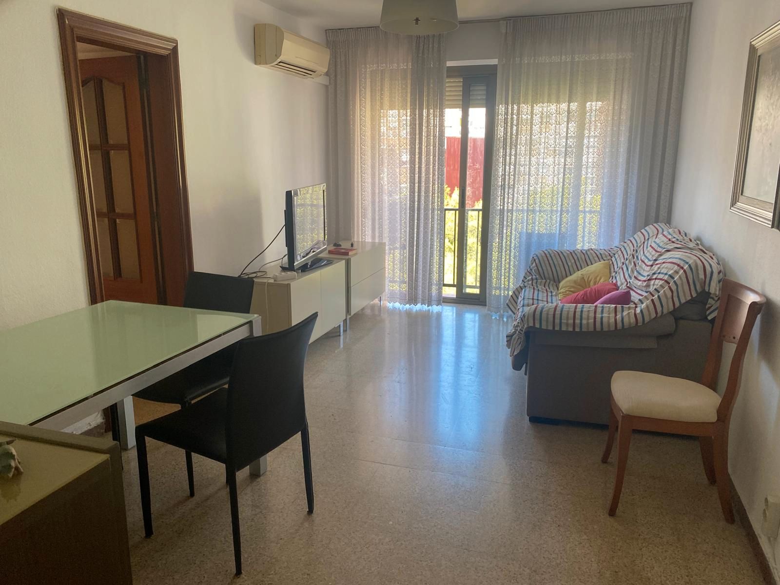 Sala d'estar de Pis en venda en  Barcelona Capital amb Aire condicionat, Calefacció i Moblat