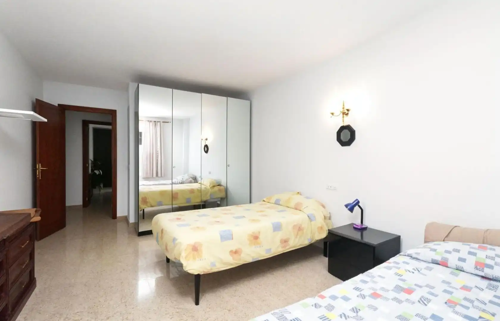 Bedroom of Flat for sale in  Palma de Mallorca  with Air Conditioner, Terrace and Furnished
