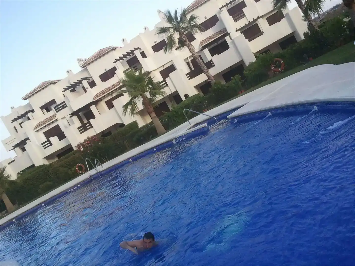 Schwimmbecken von Wohnung zur Miete in Vera mit Klimaanlage, Privatgarten und Schwimmbad