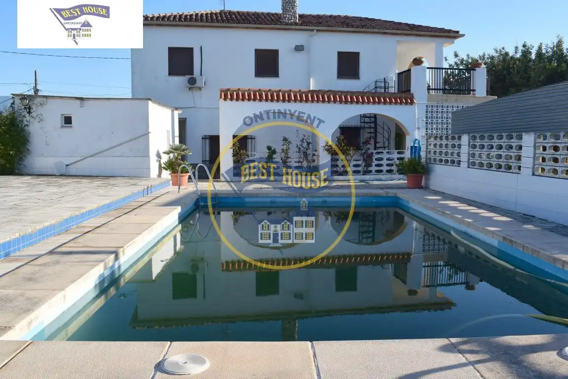 Piscina de Casa o chalet en venta en Ontinyent con Aire acondicionado, Jardín privado y Terraza