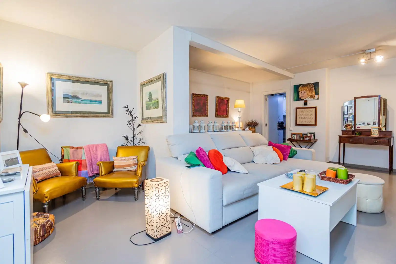 Living room of Flat for sale in Madrid  with Heating and Private garden