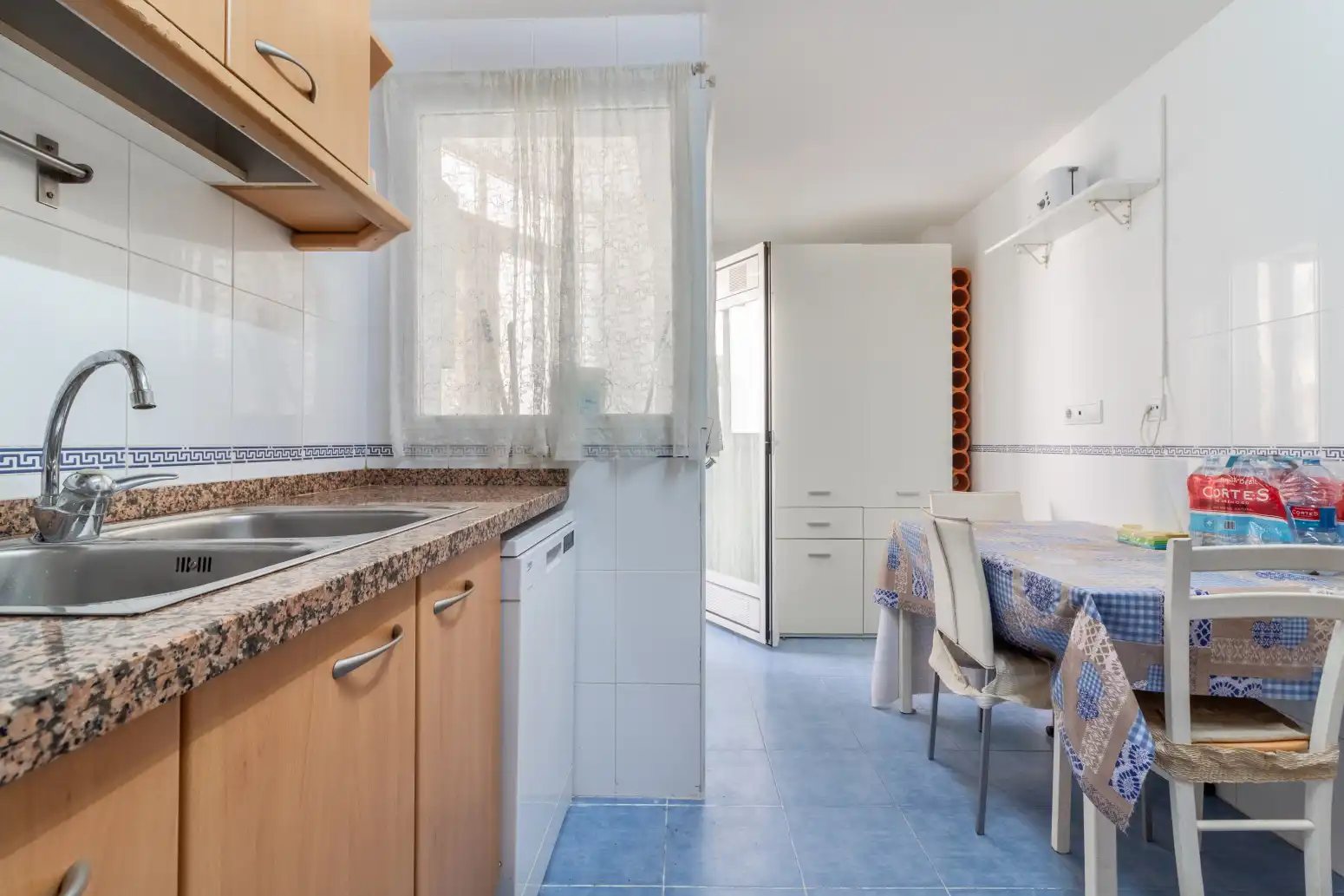 Küche von Wohnung zur Miete in Sagunto / Sagunt mit Klimaanlage, Heizung und Möbliert