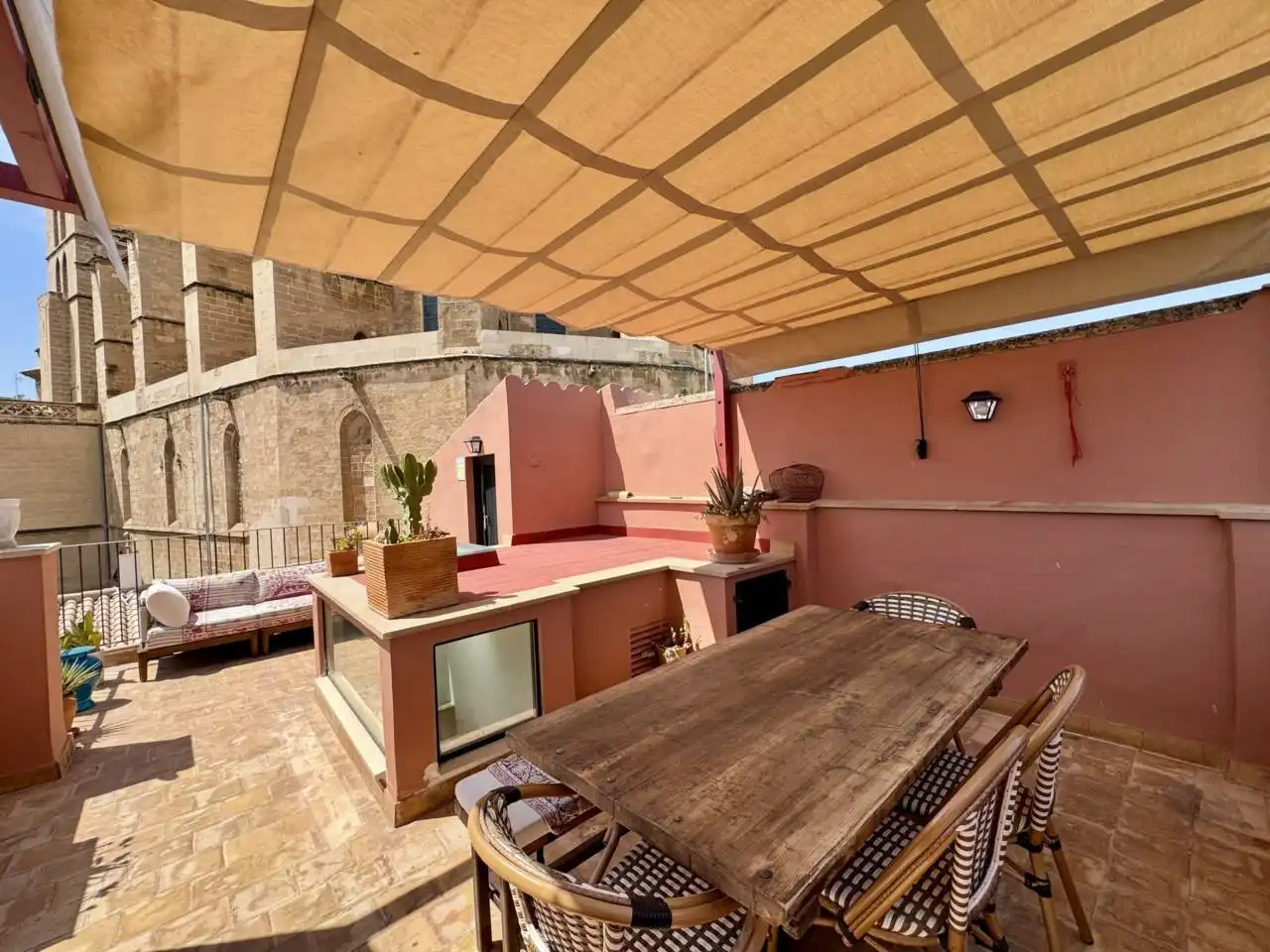 Terraza de Ático en venta en  Palma de Mallorca con Aire acondicionado, Calefacción y Parquet