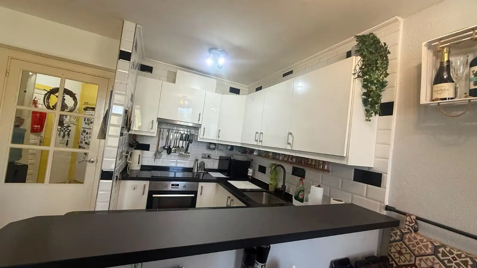 Cocina de Apartamento en venta en Sant Antoni de Portmany con Aire acondicionado, Terraza y Amueblado