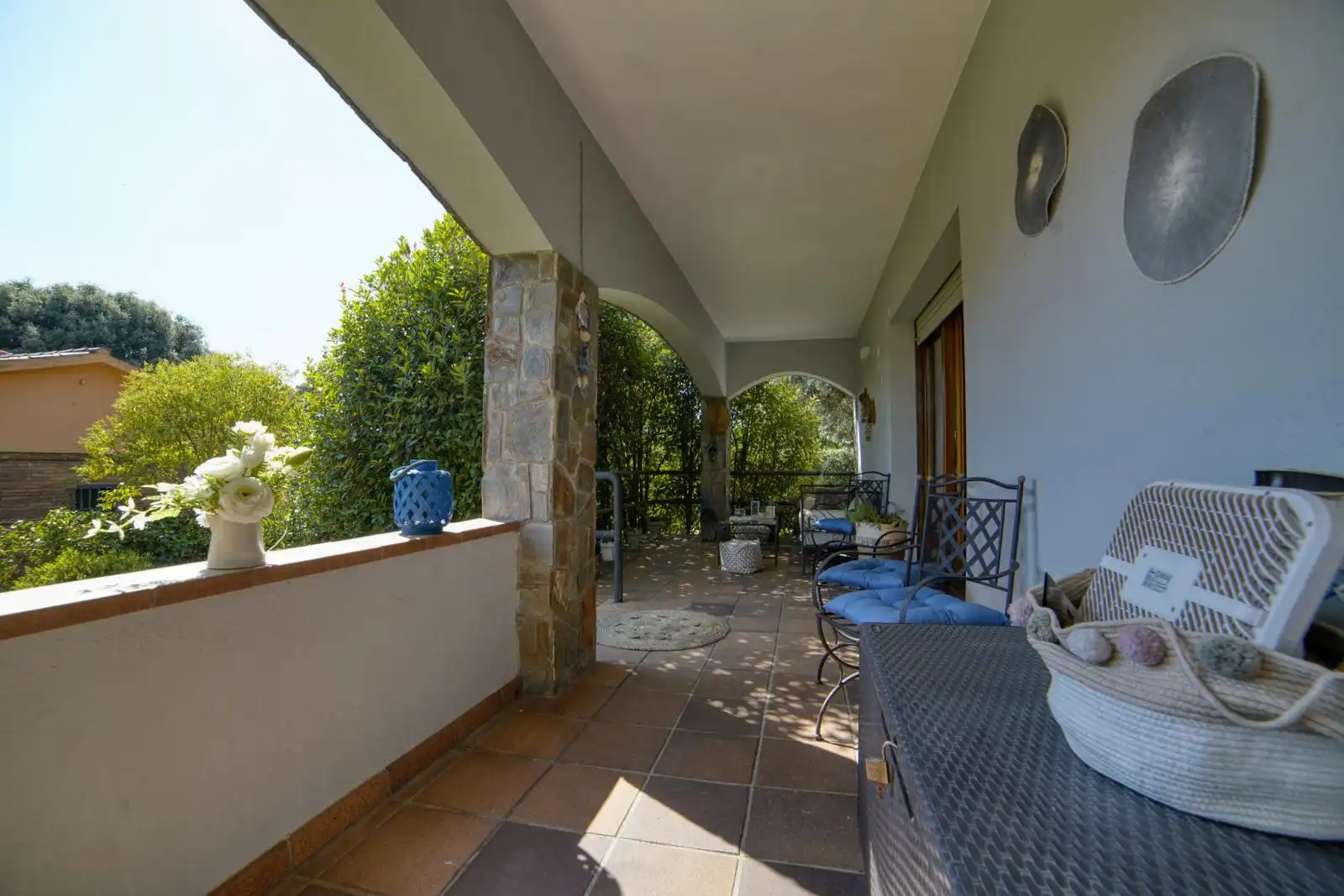 Terraza de Casa o chalet en venta en Santa Maria de Palautordera con Calefacción, Jardín privado y Parquet
