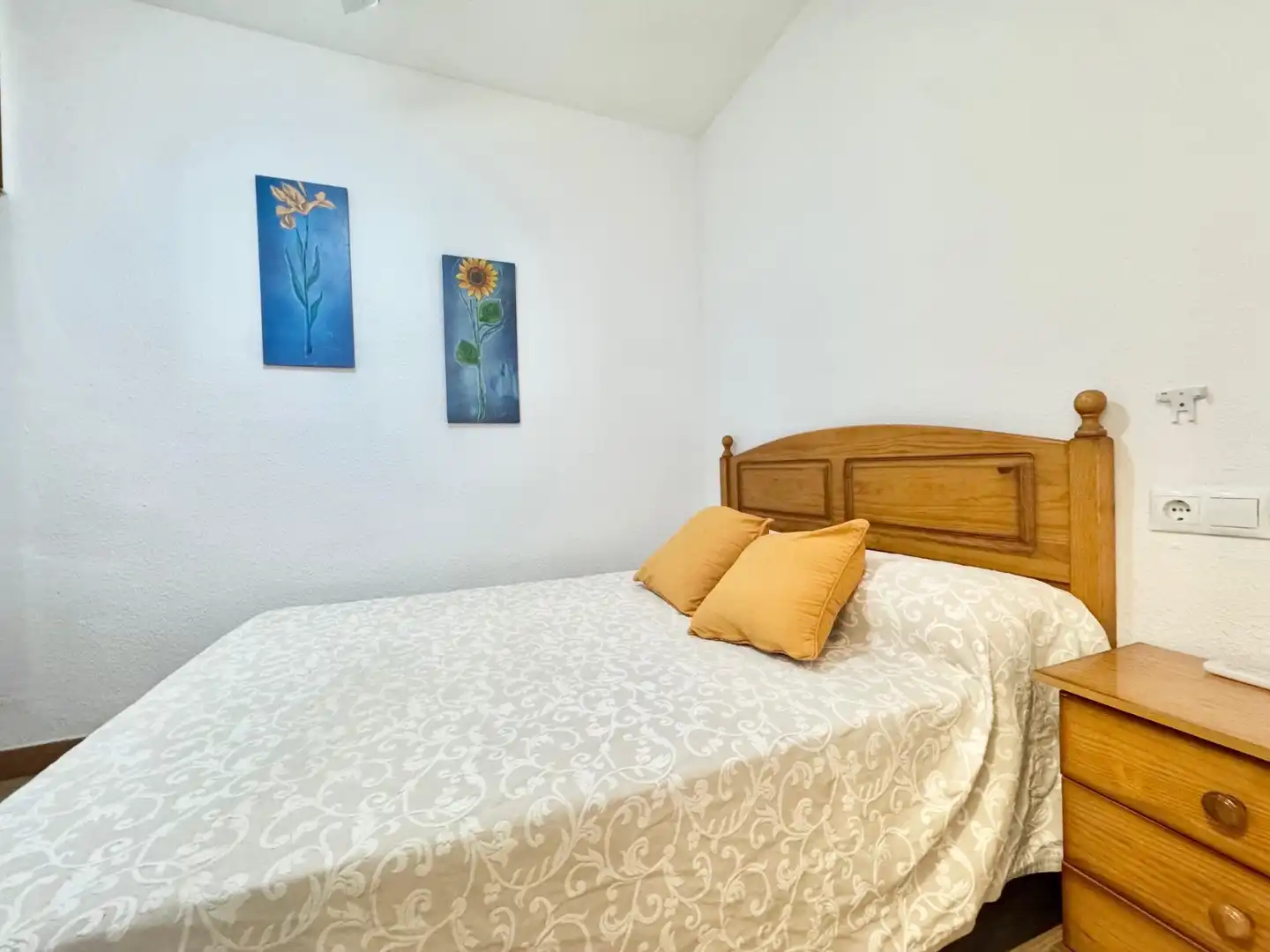 Bedroom of Flat for rent in Santa Pola  with Heating, Parquet flooring and Terrace