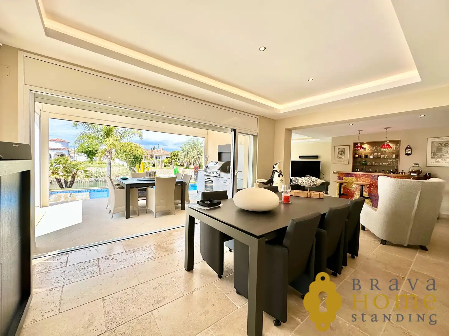 Dining room of Houses for sale in Empuriabrava  with Air Conditioner, Heating and Private garden