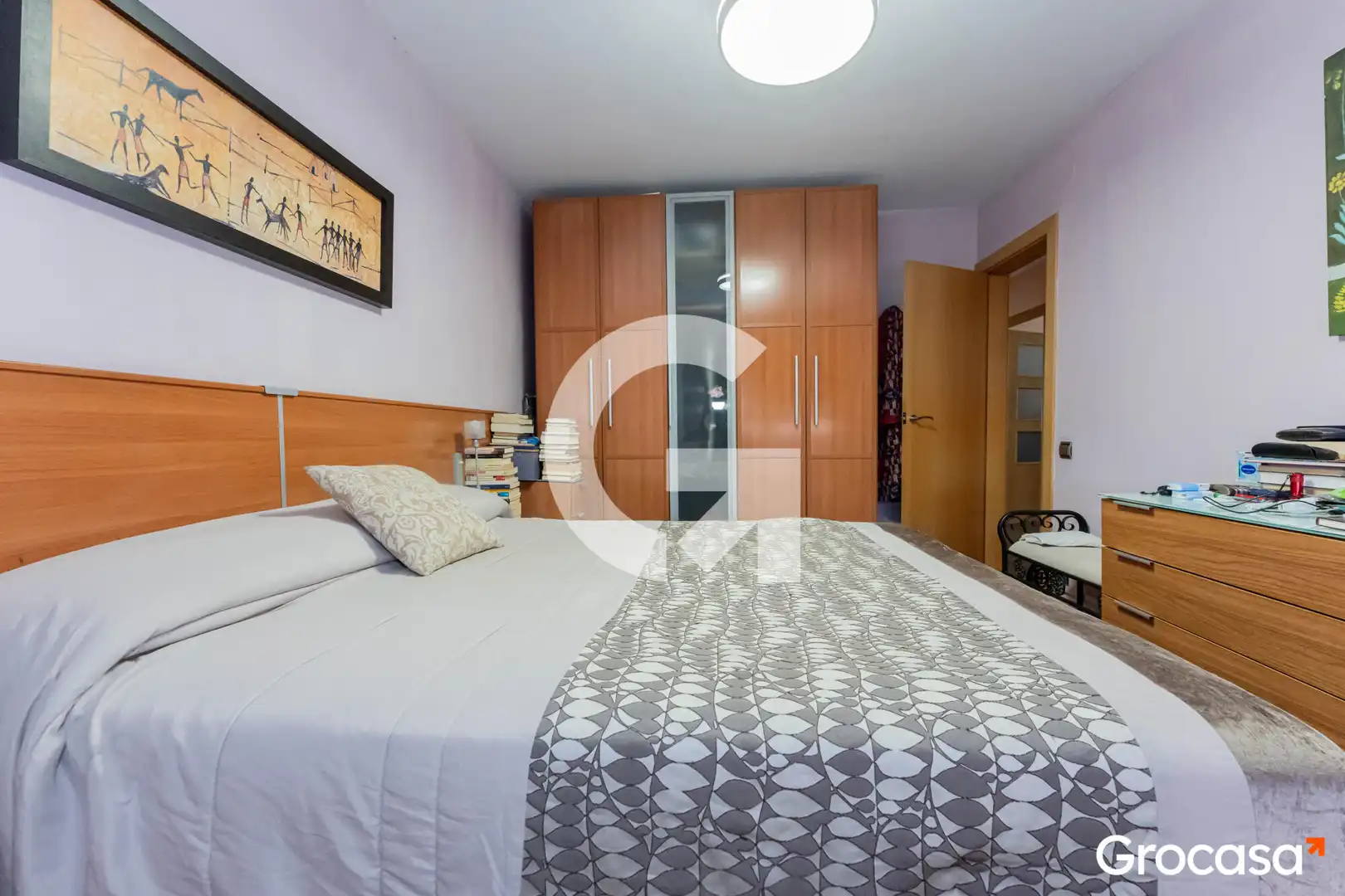 Bedroom of Flat for sale in Cornellà de Llobregat  with Air Conditioner, Heating and Balcony