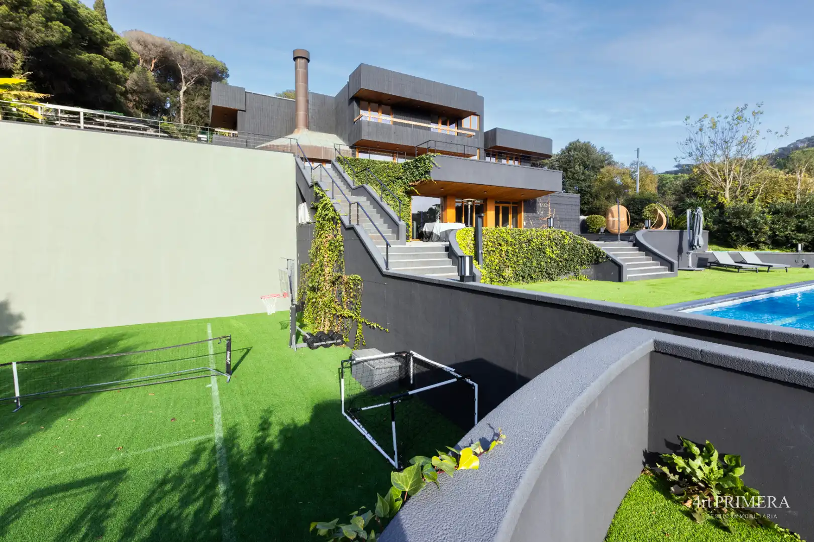 Garden of Houses for sale in Vallromanes  with Air Conditioner, Heating and Private garden