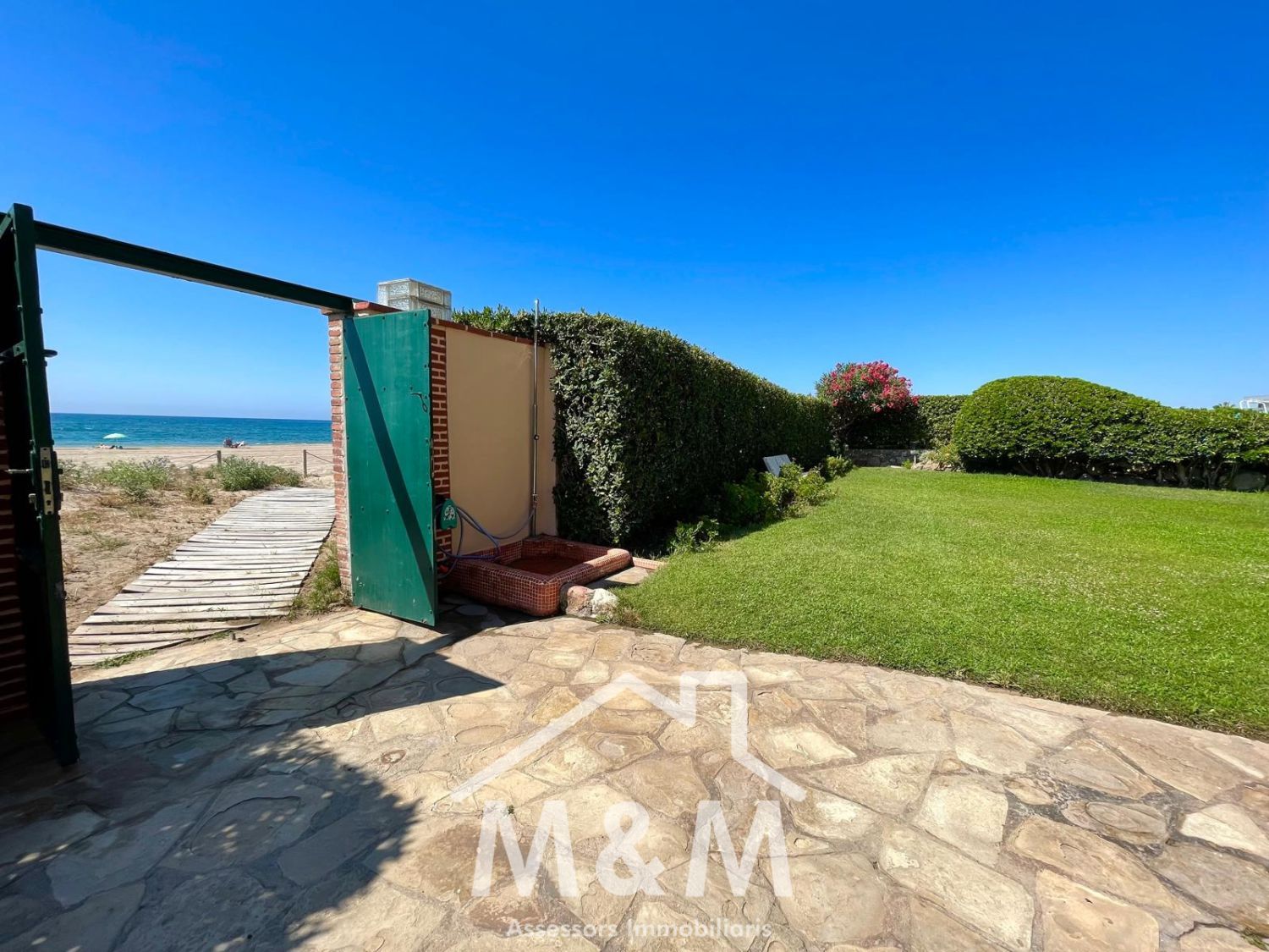 Garden of Flat to rent in Gavà  with Air Conditioner, Heating and Terrace