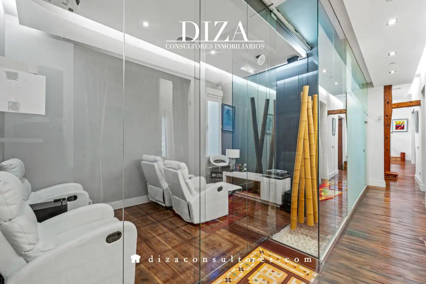 Sala de estar de Piso de alquiler en Madrid con Aire acondicionado, Calefacción y Amueblado