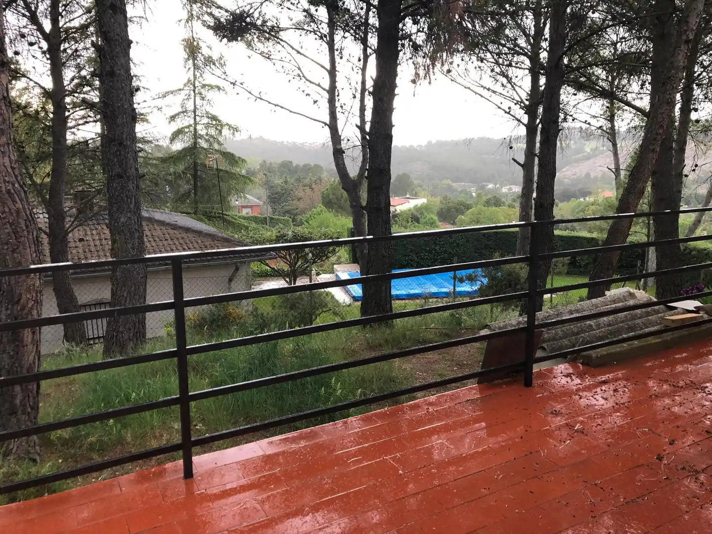Terraza de Finca rústica en venta en Almoguera con Jardín privado y Piscina