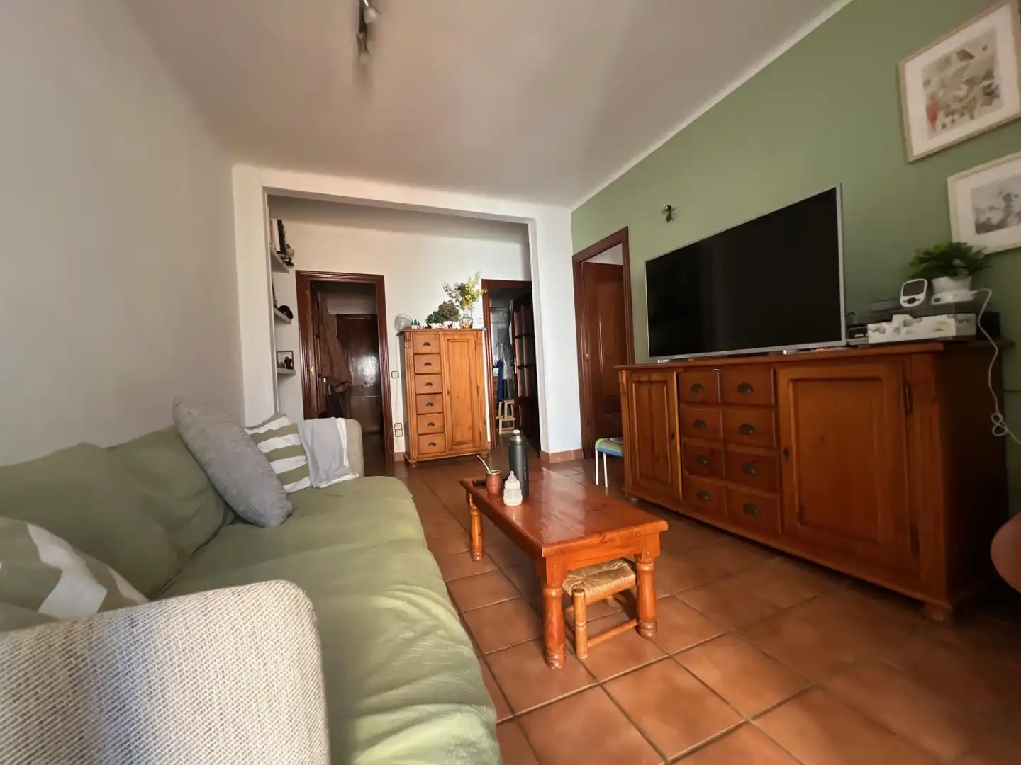 Sala de estar de Piso en venta en Badalona con Aire acondicionado, Calefacción y Terraza