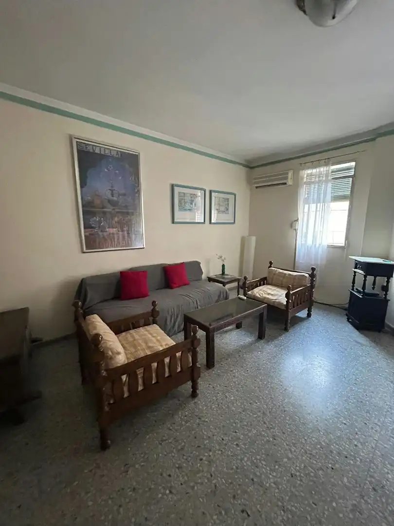 Living room of Flat for share in Sevilla  with Furnished and Washing machine