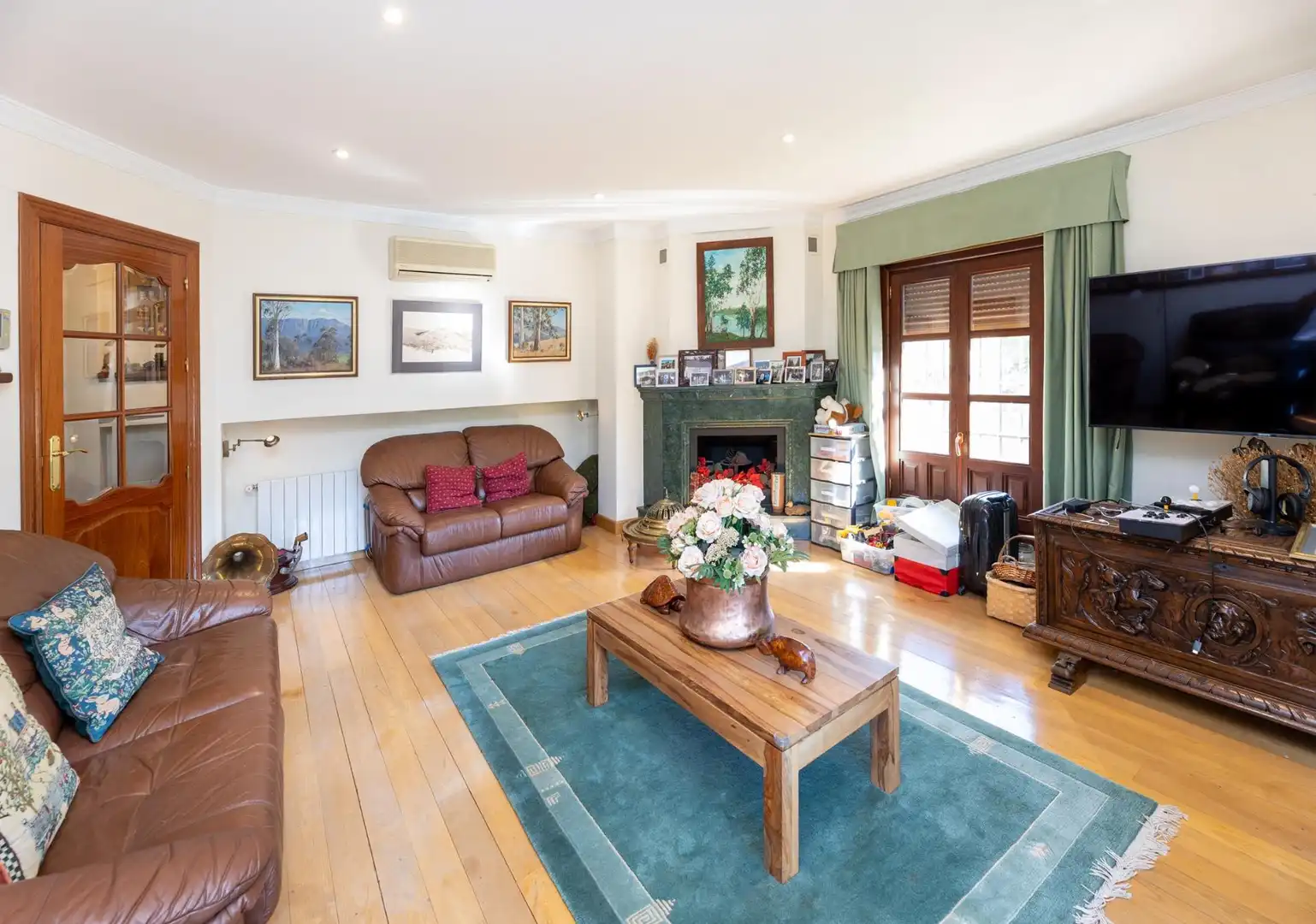 Living room of Houses for sale in Cájar  with Air Conditioner, Heating and Private garden
