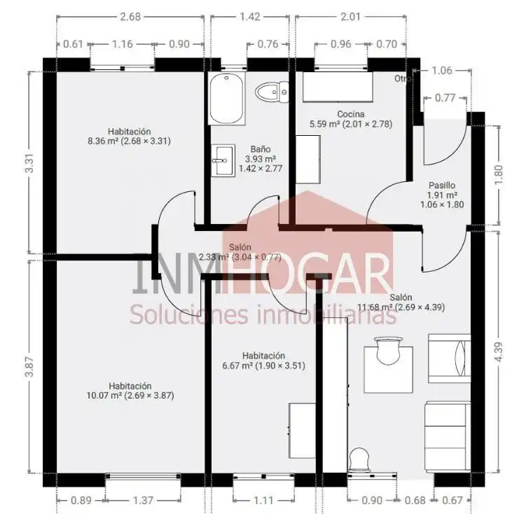 Piso en venta en Ávila con Calefacción, Amueblado y Balcón