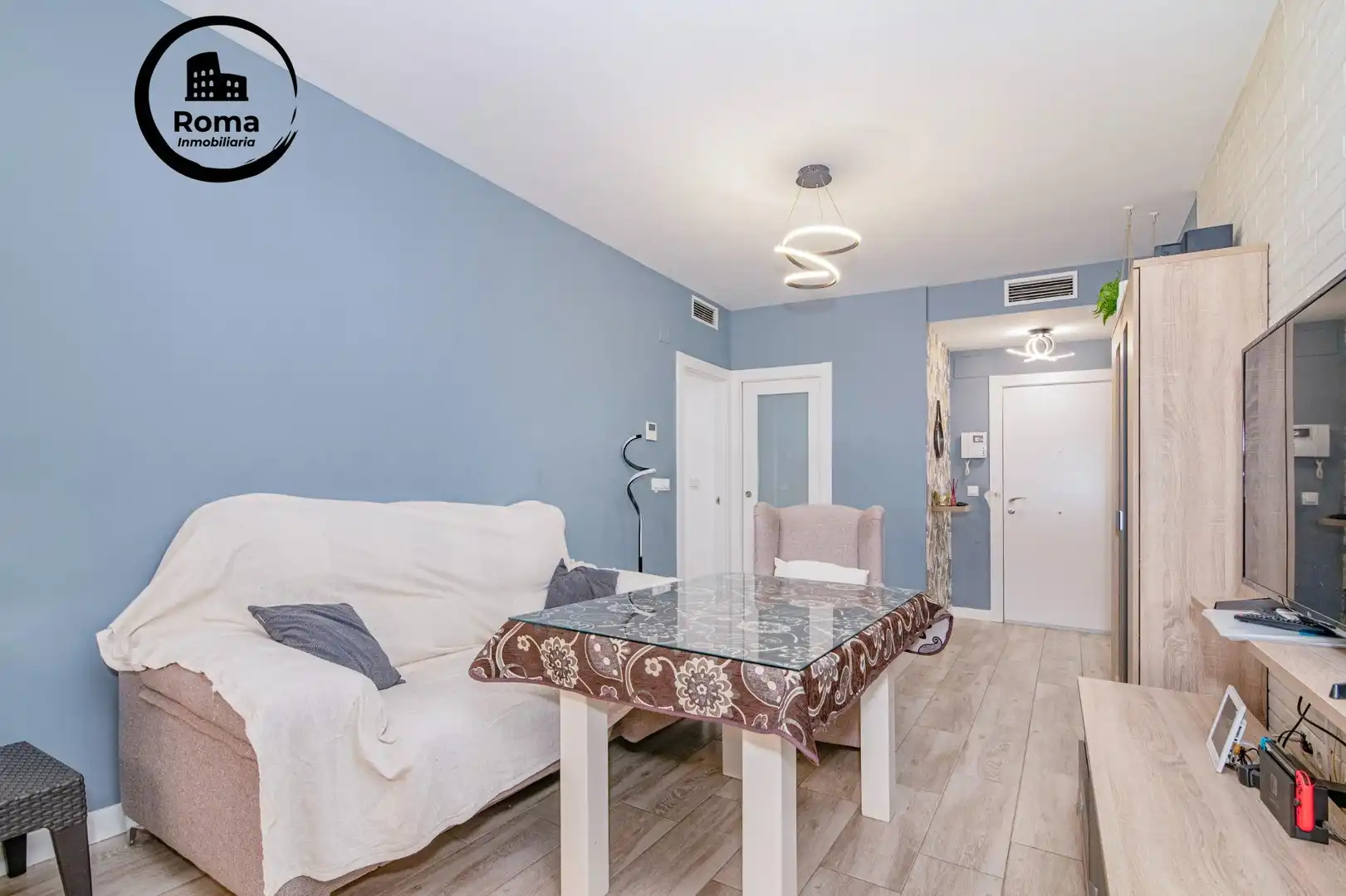 Living room of Flat for sale in Albolote  with Private garden, Terrace and Community pool