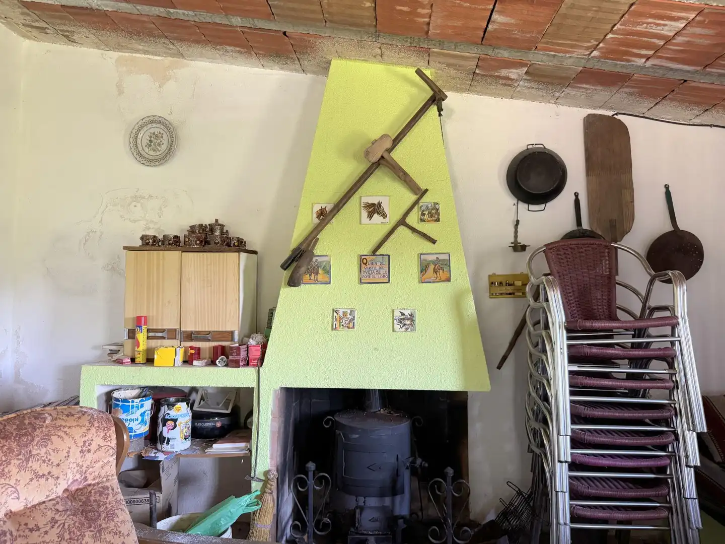 Cocina de Finca rústica en venta en El Arenal  con Jardín privado