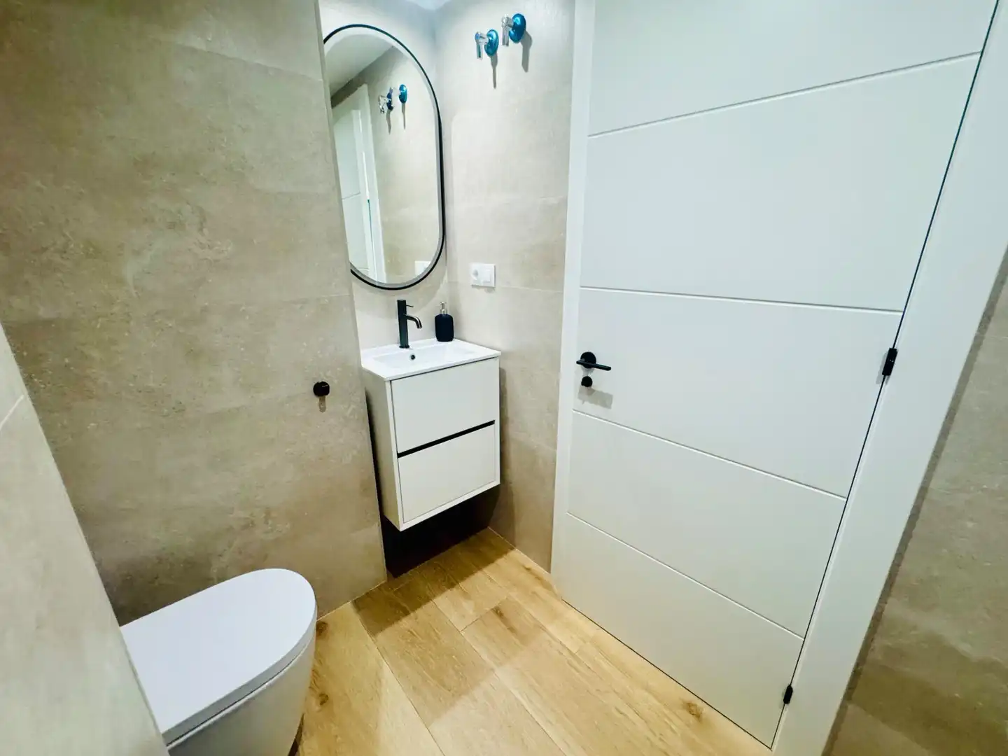 Badezimmer von Wohnung zur Miete in Málaga mit Klimaanlage und Möbliert