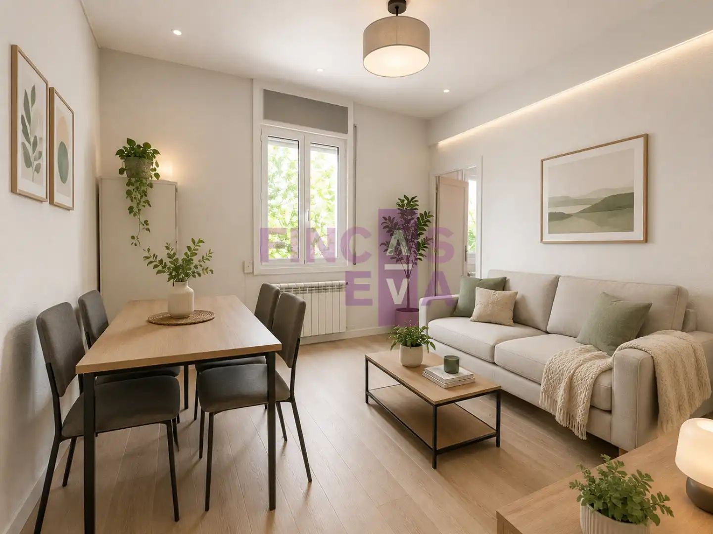 Living room of Flat for sale in Barcelona  with Air Conditioner and Heating