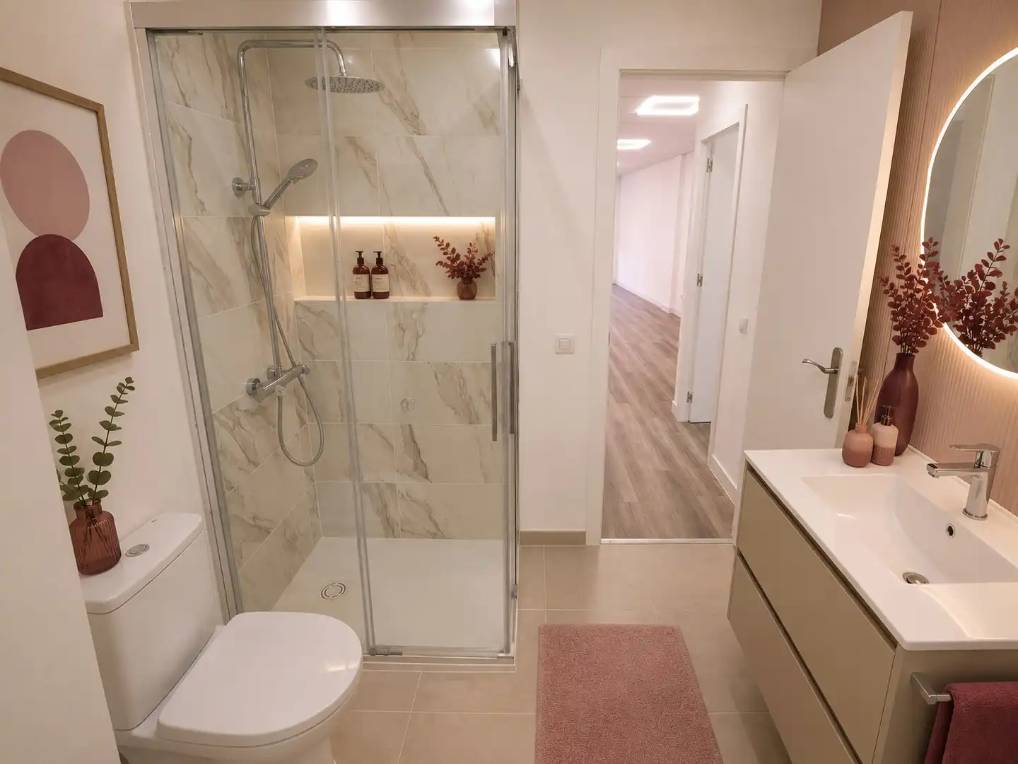 Badezimmer von Wohnung zum Verkauf in Las Palmas de Gran Canaria mit Klimaanlage
