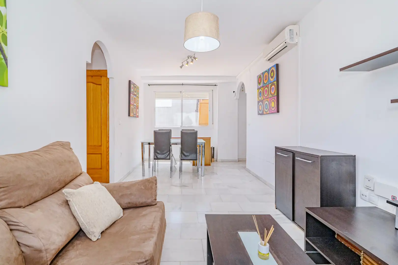 Wohnzimmer von Wohnung zum Verkauf in Las Gabias mit Abstellraum, Möbliert und Waschmaschine