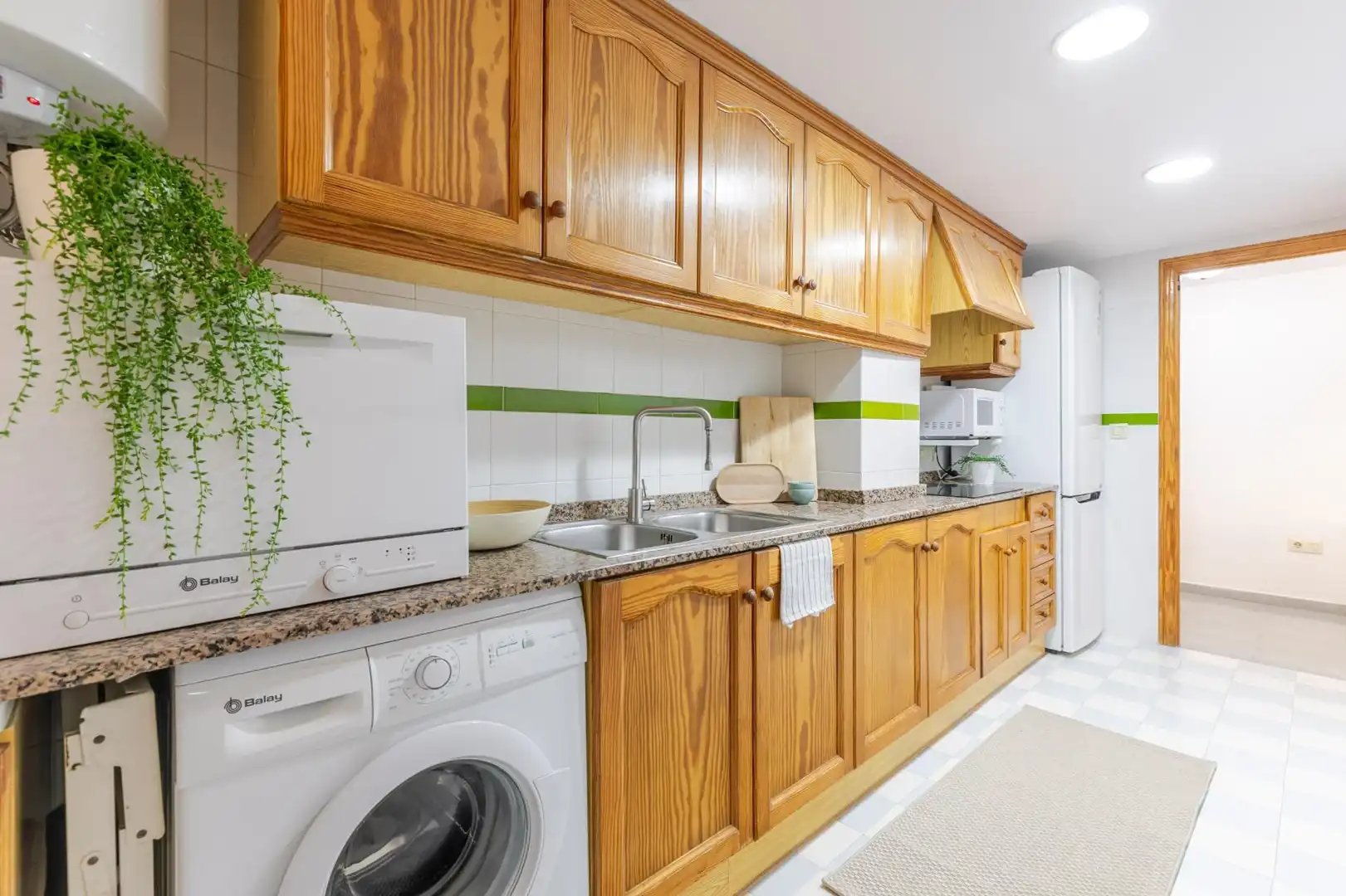 Kitchen of Flat for sale in Gandia  with Air Conditioner, Heating and Terrace