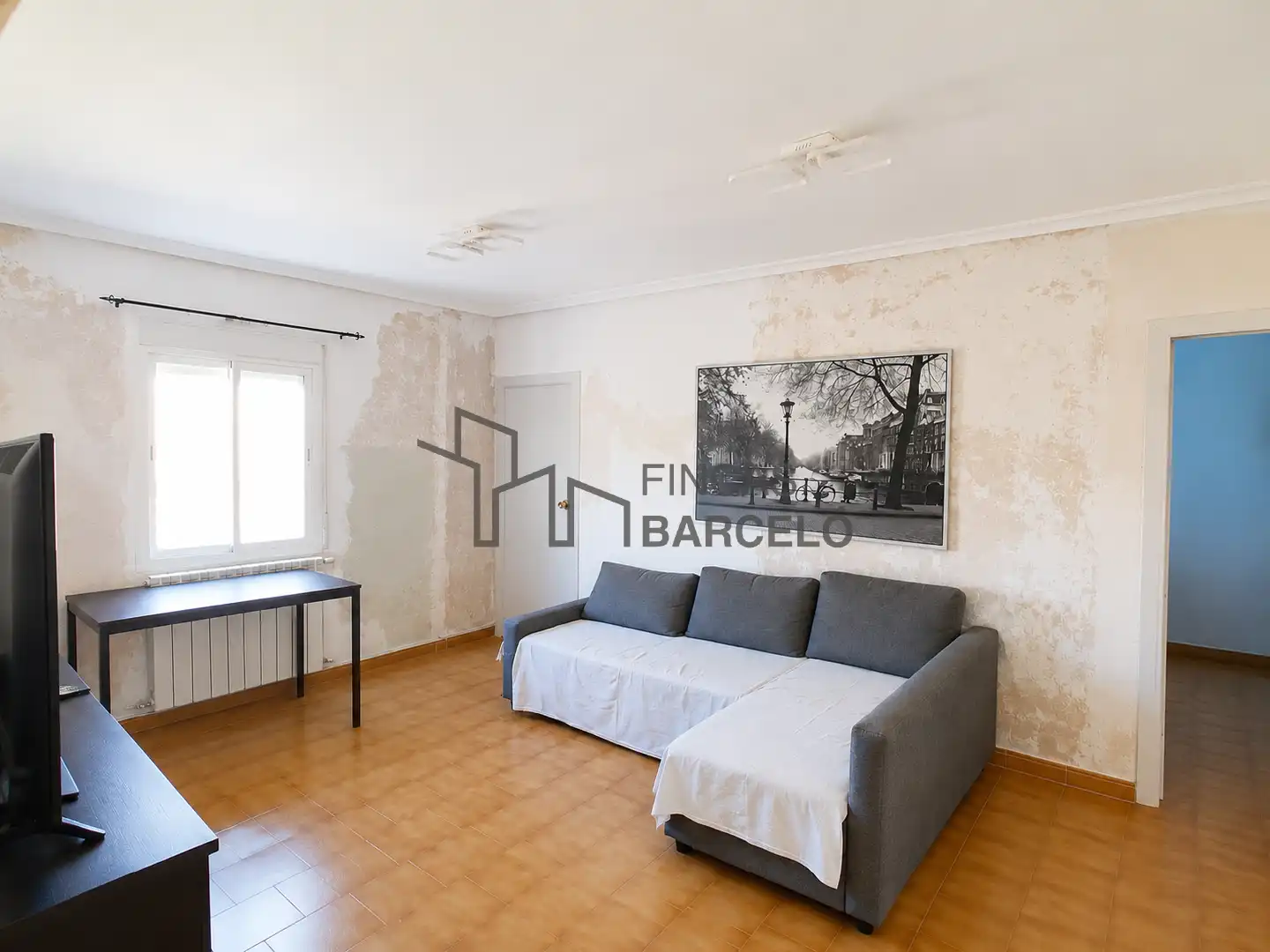 Sala d'estar de Pis en venda en Almudévar