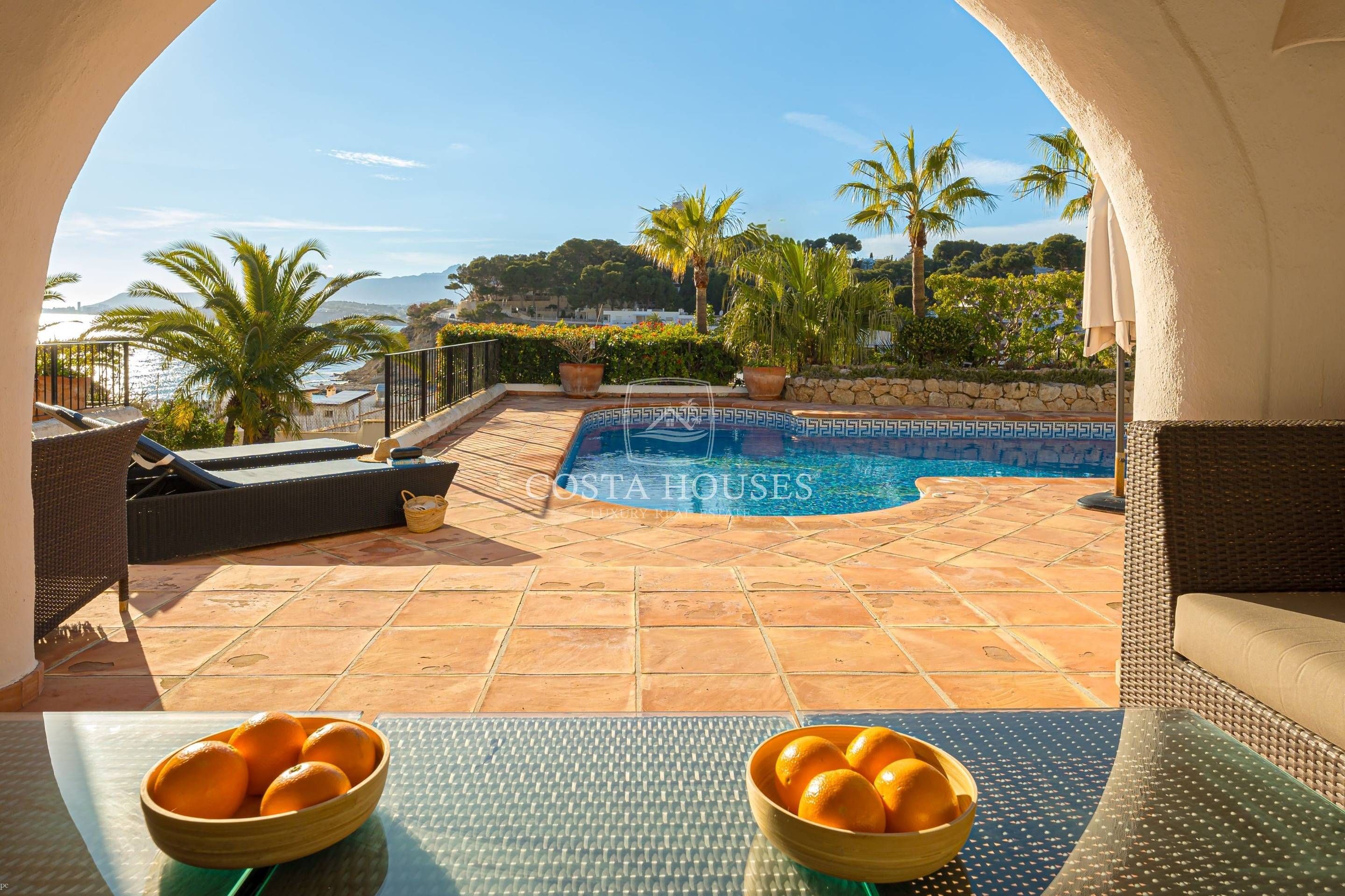 Exterior view of House or chalet for sale in Moraira  with Air Conditioner, Heating and Private garden