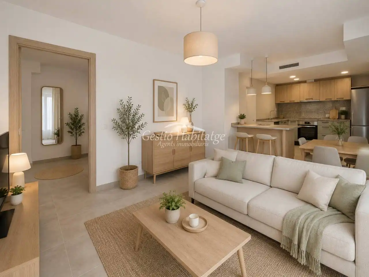 Living room of Flat for sale in Les Franqueses del Vallès  with Air Conditioner, Heating and Balcony